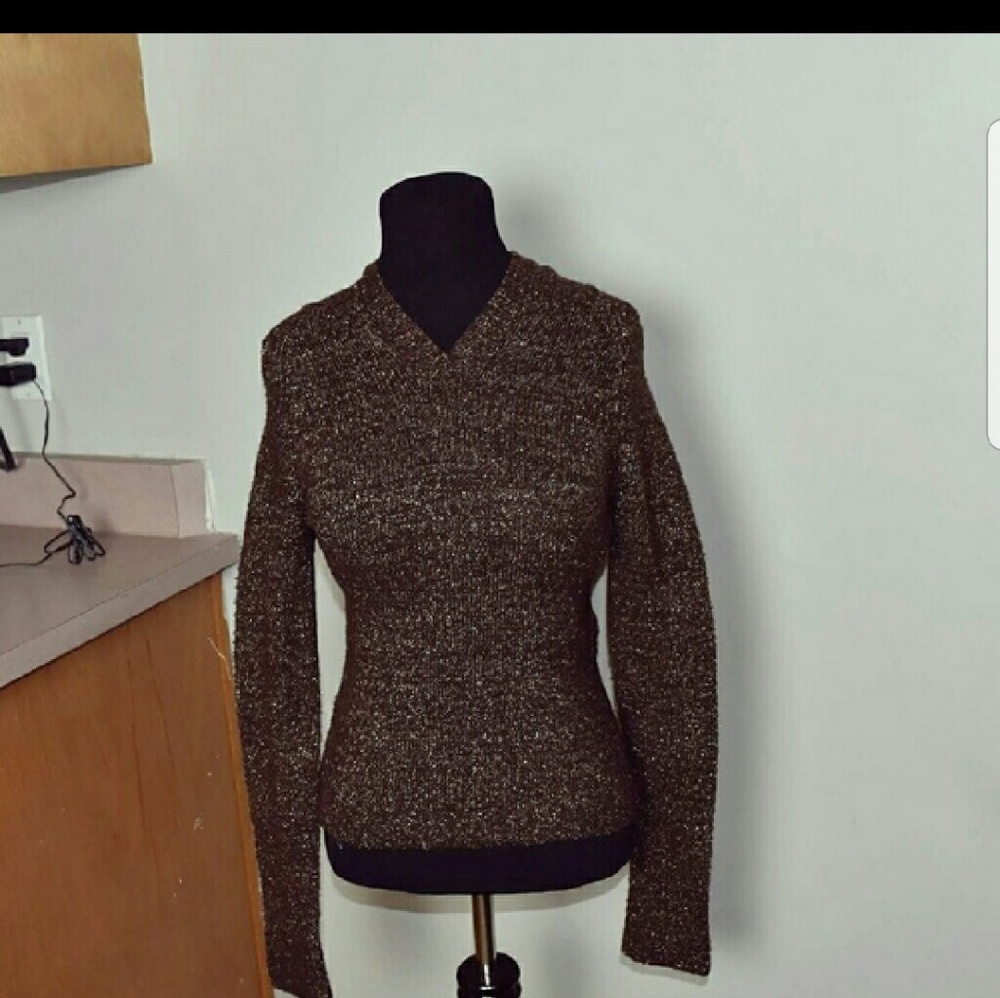 Bronze Sparkle Sweater